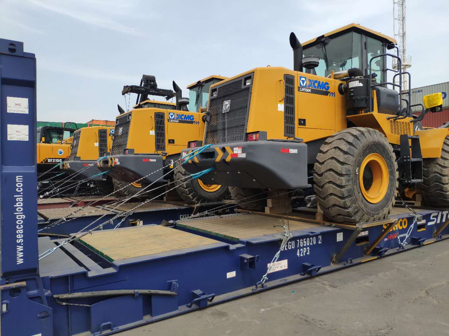 Construction Machinery Export Project